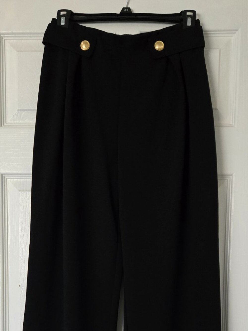 H&M High-waisted, Wide-leg/Straight-Leg Formal Trouser